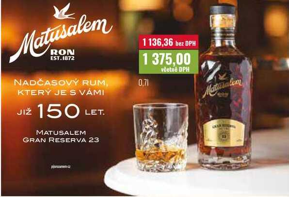 MATUSALEM GRAN RESERVA 23 0,7l