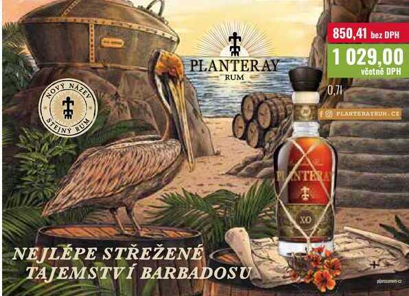 PLANTERAY RUM XO 0,7l