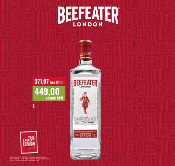 BEEFEATER LONDON 1l