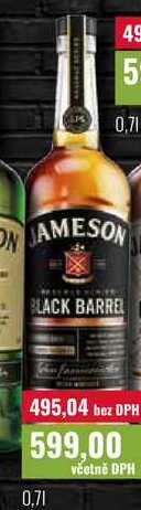 JAMESON BLACK BARREL 0,7l