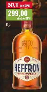 HEFFRON HERITAGE RUM 5 0,7l