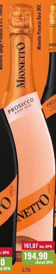 Mionetto Prosecco Rosé DOC 0,75l