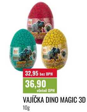VAJÍČKA DINO MAGIC 3D, 10g