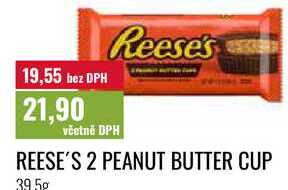 REESE'S 2 PEANUT BUTTER CUP, 39.5g
