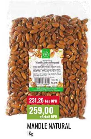 MANDLE NATURAL 1Kg