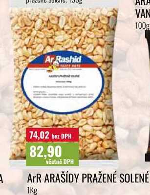 ArR ARAŠÍDY PRAŽENÉ SOLENÉ 1Kg 