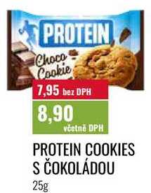 PROTEIN COOKIES S ČOKOLÁDOU 25g
