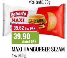 MAXI HAMBURGER SEZAM 300g  