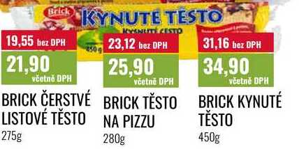 BRICK KYNUTÉ TĚSTO 450g  