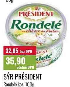 SÝR PRÉSIDENT 100g  