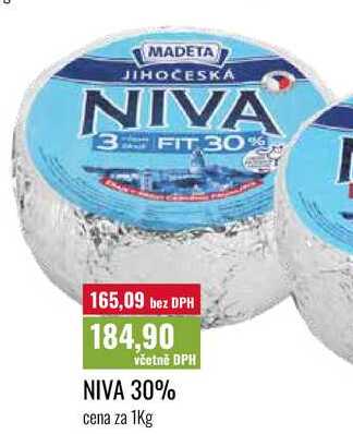 NIVA 30% cena za 1kg