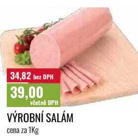 VÝROBNÍ SALÁM cena za 1kg