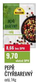 PEPŘ ČTYŘBAREVNÝ 14g
