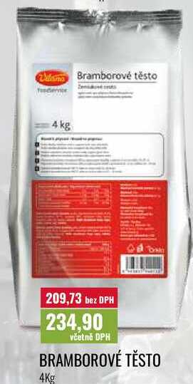 BRAMBOROVÉ TĚSTO 4Kg  