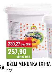 DŽEM MERUŇKA EXTRA 4Kg 