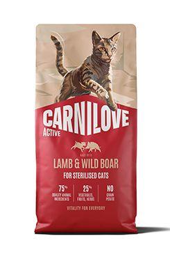 Carnilove Cat Active Dry Lamb& Wild Sterilised adult ab 6kg