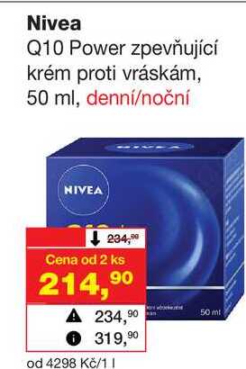 Nivea Q10 Power zpevňující krém proti vráskám, 50 ml