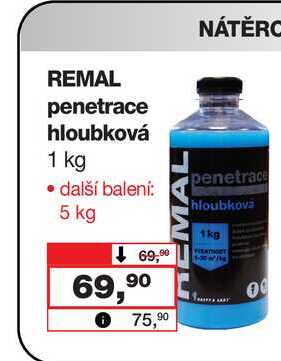 REMAL penetrace hloubková 1 kg