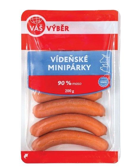 VÁŠ VÝBĚR Vídeňské minipárky, 200 g