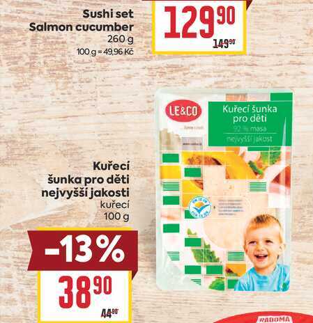 Kuřecí šunka pro děti nejvyšší jakosti kuřecí 100 g