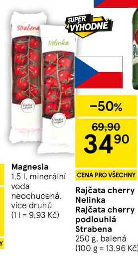 Rajčata cherry Nelinka, 250 g