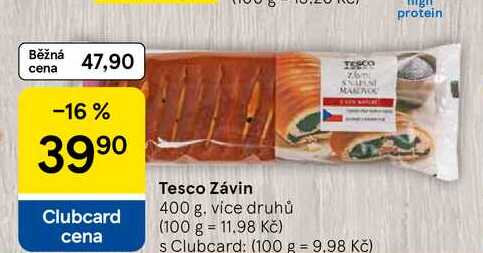 Tesco Závin, 400 g
