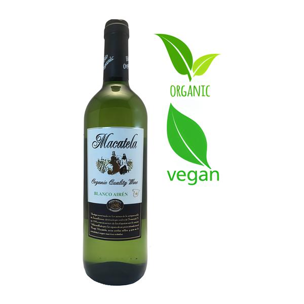 Macatela BIO Airen, Organic Vegan bílé suché