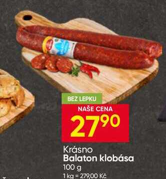 Krásno Balaton klobása 100 g