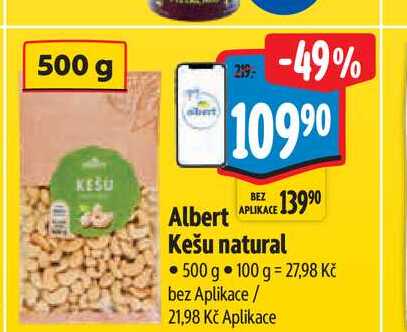  Albert  Kešu natural 500 g