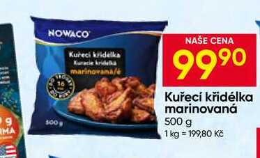 NOWACO Kuřecí křidélka marinovaná 500 g