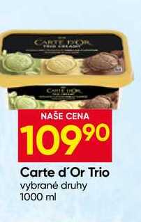Carte d'Or Trio vybrané druhy 1000 ml 