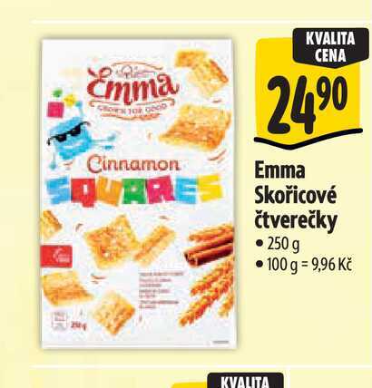 Emma Skořicové čtverečky 250 g