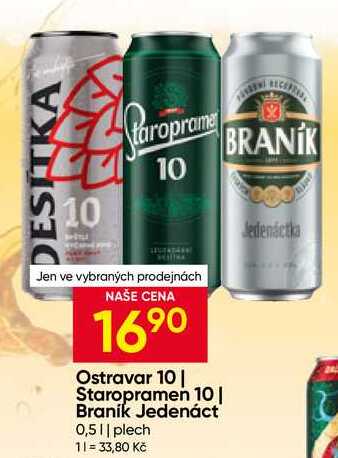 Ostravar 10 0,5l plech