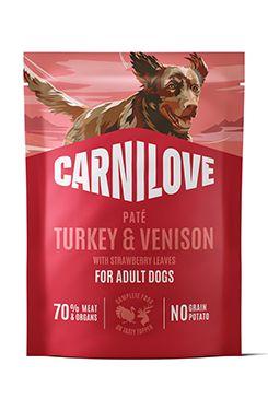 Carnilove Dog Pouch Paté Turkey&venison Strawberry 300g