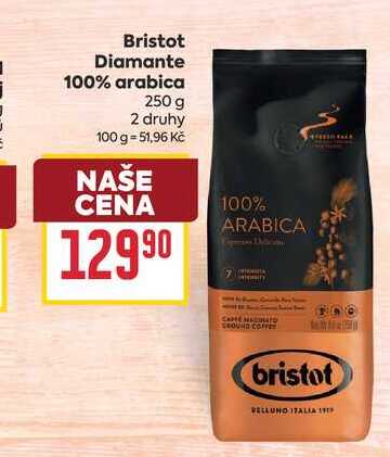 Bristot Diamante 100% arabica 250 g