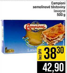 Campioni semolinové těstoviny lasagne 500 g