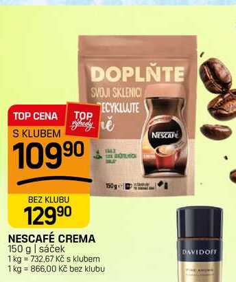 NESCAFÉ CREMA 150 g | sáček