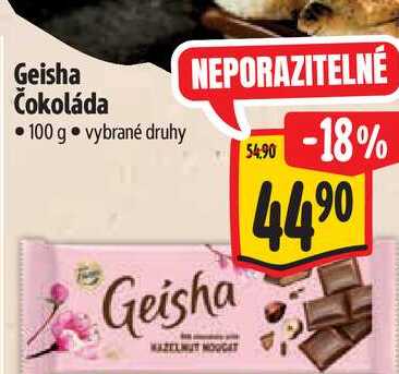 Geisha Čokoláda  100 g