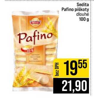 Sedita Pafino piškoty dlouhé 100 g