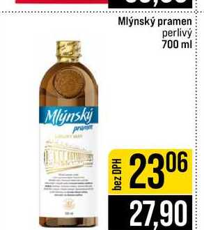 Mlýnský pramen perlivý 700 ml