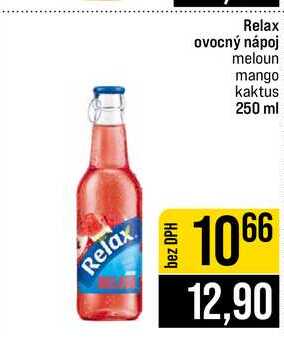 Relax ovocný nápoj meloun mango kaktus 250 ml