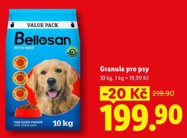 Granule pro psy 10 kg