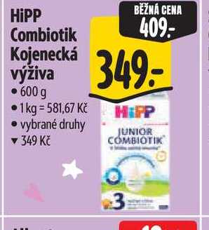 HiPP Combiotik Kojenecká výživa 600 g