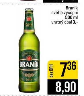 Braník světlé výčepní 500 ml 