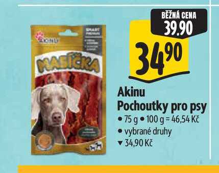 Akinu Pochoutky pro psy 75 g