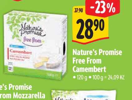 Nature's Promise Free From Camembert 120 g