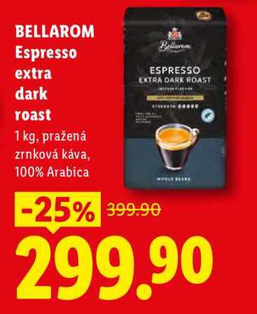 BELLAROM Espresso extra dark roast, 1 kg 