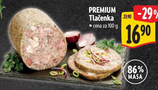 PREMIUM Tlačenka, cena za 100 g