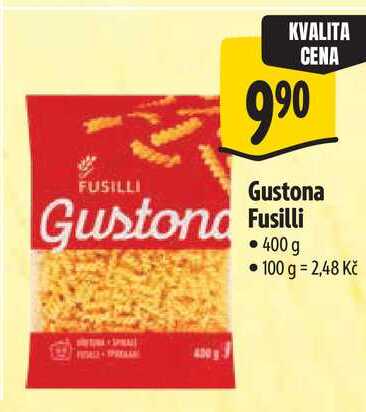 Gustona Fusilli, 400 g 