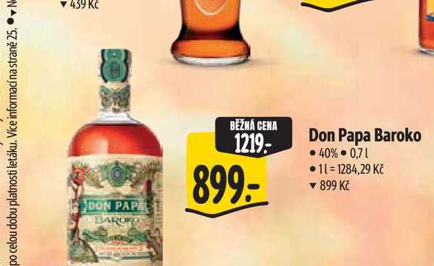Don Papa Baroko 40% 0,7 l